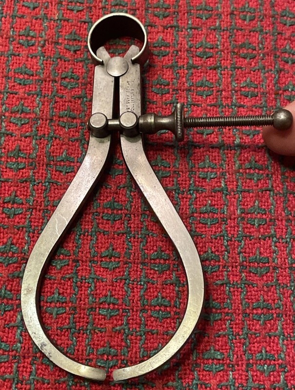The L. S. Starrett  Outside Caliper Flat Leg Early USA 🇺🇸