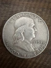1954-D Ben Franklin 90% Silver Half Dollar Coin Denver Mint Circulated