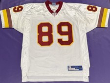 Authentic Santana Moss #89 Washington Redskins OnField Reebok Jersey L/46