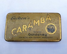 Eickens Caramba Tabak alte Blechdose leer Joh. Wilh. von Eicken Hamburg