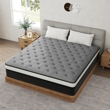 12/14 Inch Twin Full Queen King Mattress Gel Memory Foam Hybrid Spring In A Box