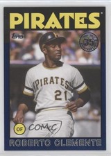 2021 Topps 1986 Baseball 35th Anniversary Blue Roberto Clemente #86B-61 HOF 0hd6