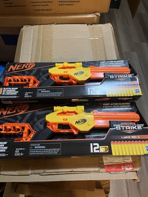 Nerf Rifles Alpha Strike Lynx SD-1 Toy Pump-Action Ages 8+ - Set of 2