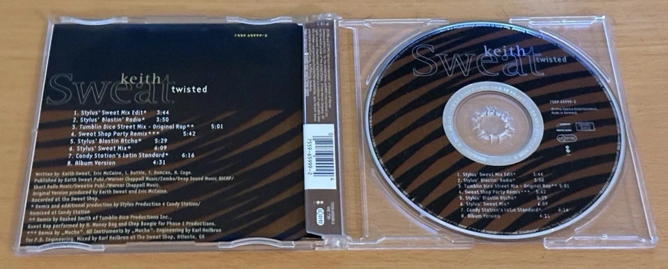 Maxi-CD Keith Sweat Twisted Sehr Gut! R&B Pop - Bild 3 von 3