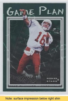 1998 Leaf Rookies & Stars Game Plan 1950/5000 Jake Plummer #17 READ 0b3
