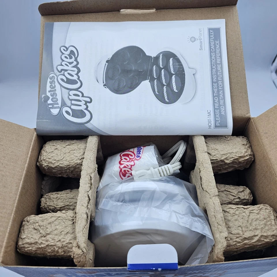 Mini máquina para hornear cupcakes de azafata antiadherente CAJA ABIERTA Foto 2 de 4