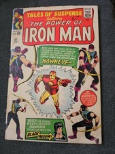 TALES OF SUSPENSE #57 (MARVEL COMICS, 1964) IRON MAN 1ST APP OF HAWKEYE VG