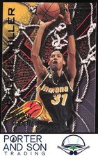 Reggie Miller Sharpshooters 1994-95 Fleer #5 Indiana Pacers Basketball Card