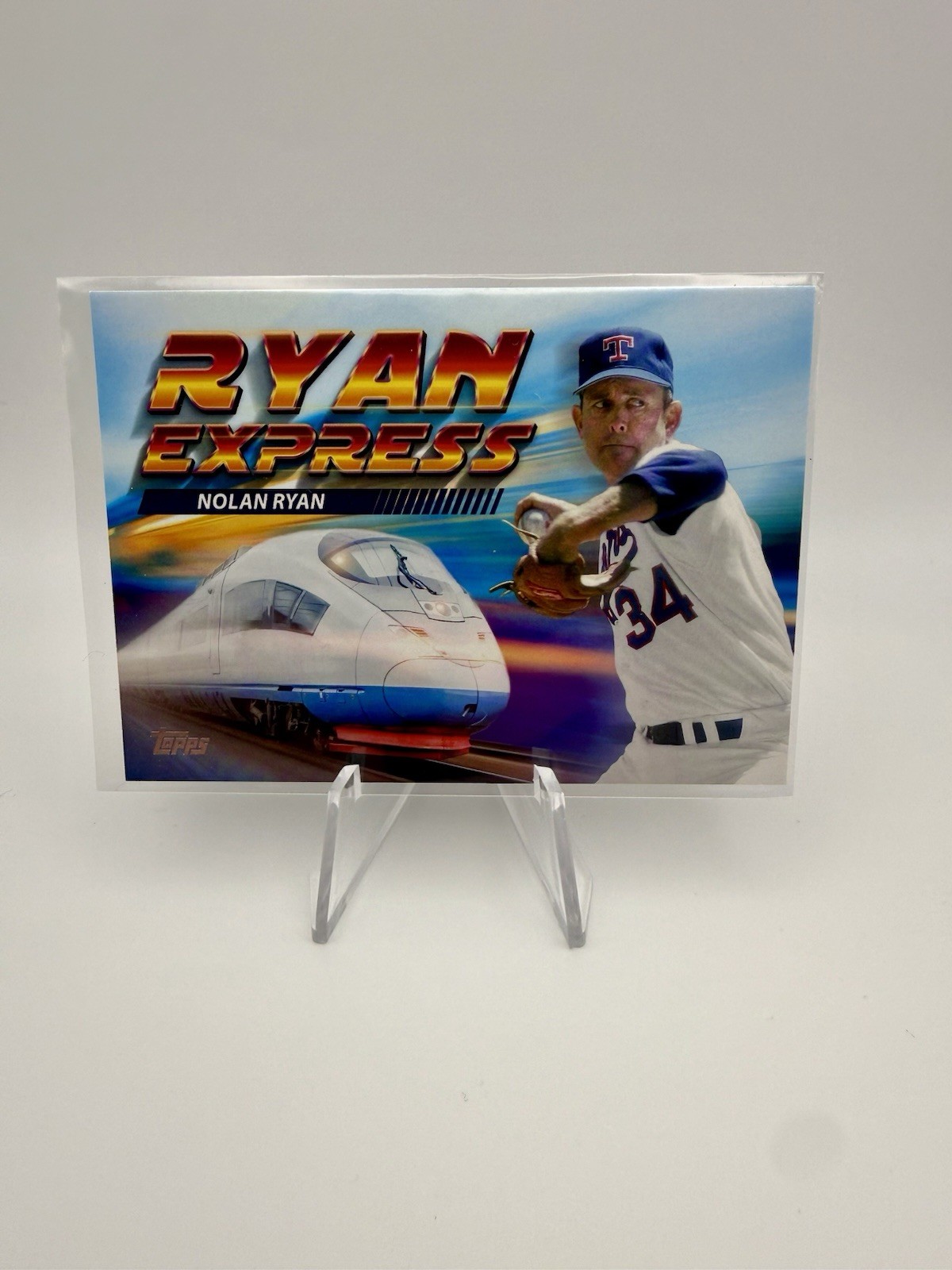 Topps 2023 Update Series Ryan Express Nolan Ryan AKA-3 Insert Texas Rangers Card