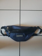 Nautica Waist Crossbody Bag Fanny Pack Adjustable Belt Travel Unisex Blue