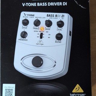 Behringer V TONE Bass Driver DI BDI21 Analog Effektgerät für Bassgitarre