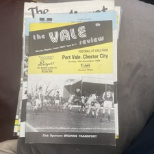 PORT VALE v CHESTER CITY  Division Three 14th Dec 1986