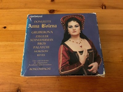 DONIZETTI ''Anna Bolena'' (Gesamtaufnahme) GRUBEROVA/Ungar.RFO/BONCAMPAGNI  3CDs+1