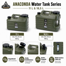 ANACONDA Water Tank Wasserkanister mit Zapfha...