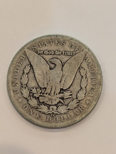 1883-CC $1 Morgan Silver Dollar 90% Carson City - Low Mintage - U35 - Picture 2 of 2