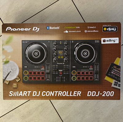 Pioneer DJ DDJ-200 2-Deck 2-Kanal Controller Bluetooth 16 Pads Transition FX