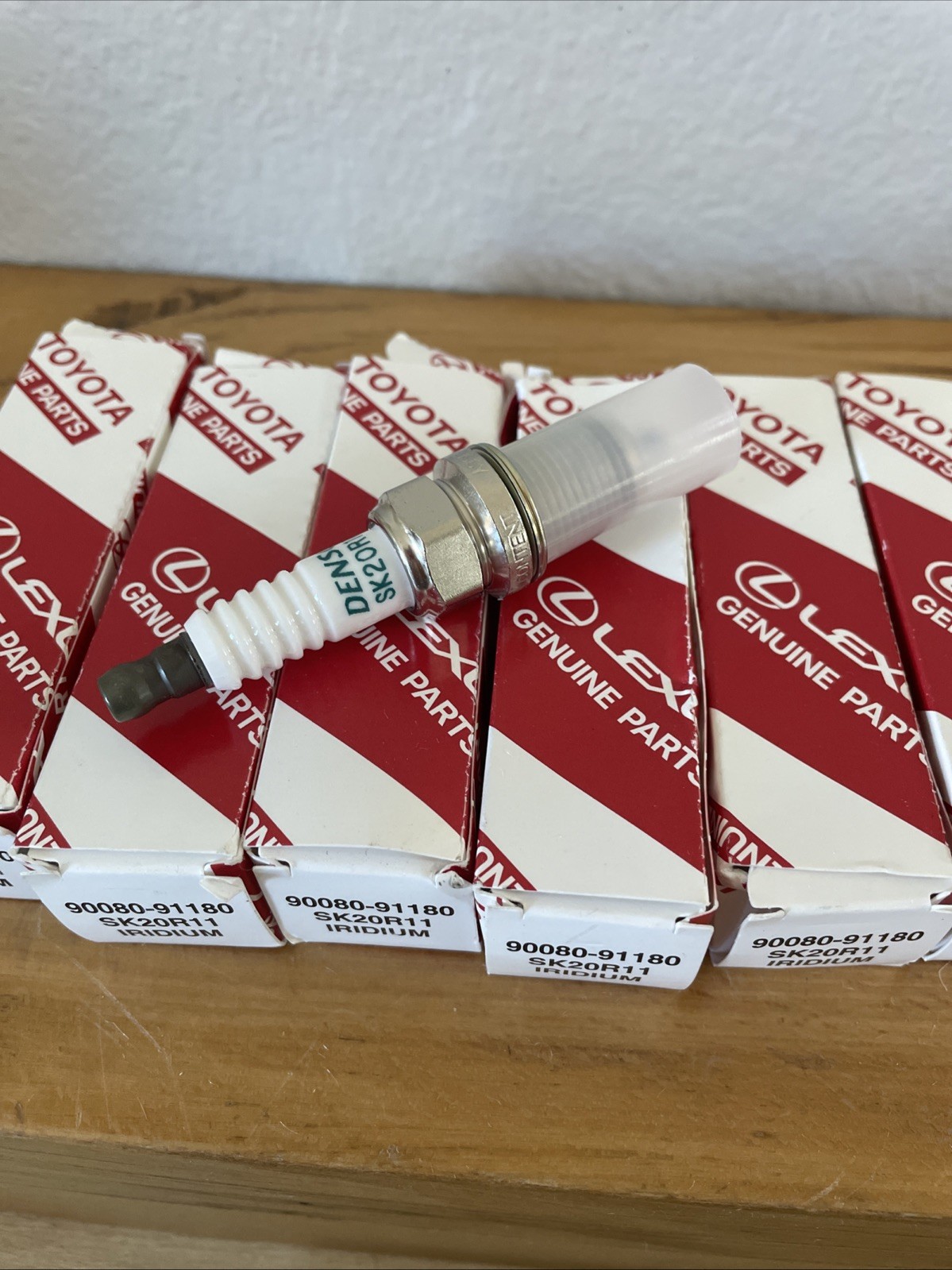 6 x GENUINE Lexus Toyota Factory OEM 90080-91180 SK20R11 Iridium Spark Plug