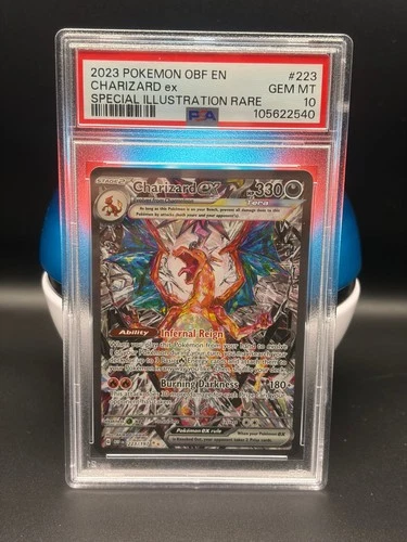Charizard ex 223/197 SV03: Obsidian Flames Holo PSA 10