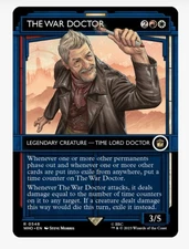 The War Doctor (Foil Showcase) MTG WHO | Boros Time Lord Exile Counters Rare NM
