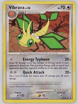 Vibrava 53/111 Pokemon - EX Rising Rivals MP