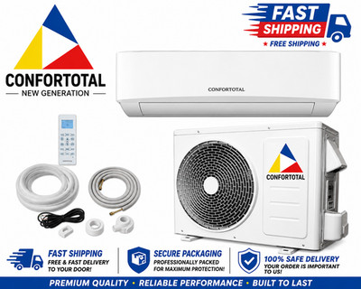 12000 BTU Mini Split Air Conditioner and Heat Pump 110V Ductless 1 Ton With WIFI