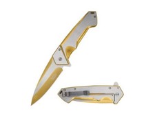 8.25" Heavy Duty Spring Assist Tactical Pocket Folding Hunting Knife w/Clip