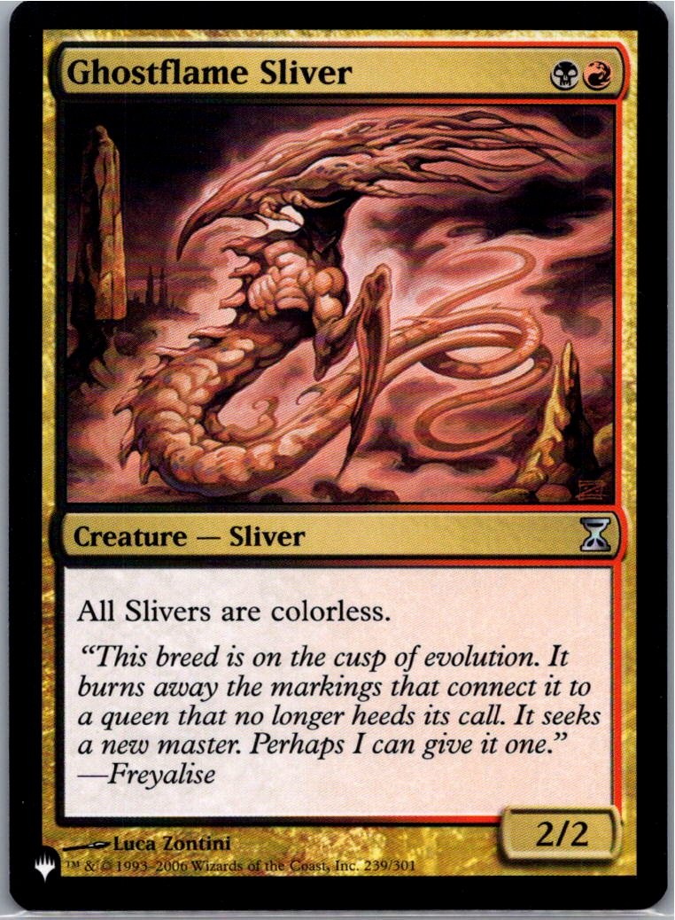#239 Ghostflame Sliver Time Spiral Uncommon