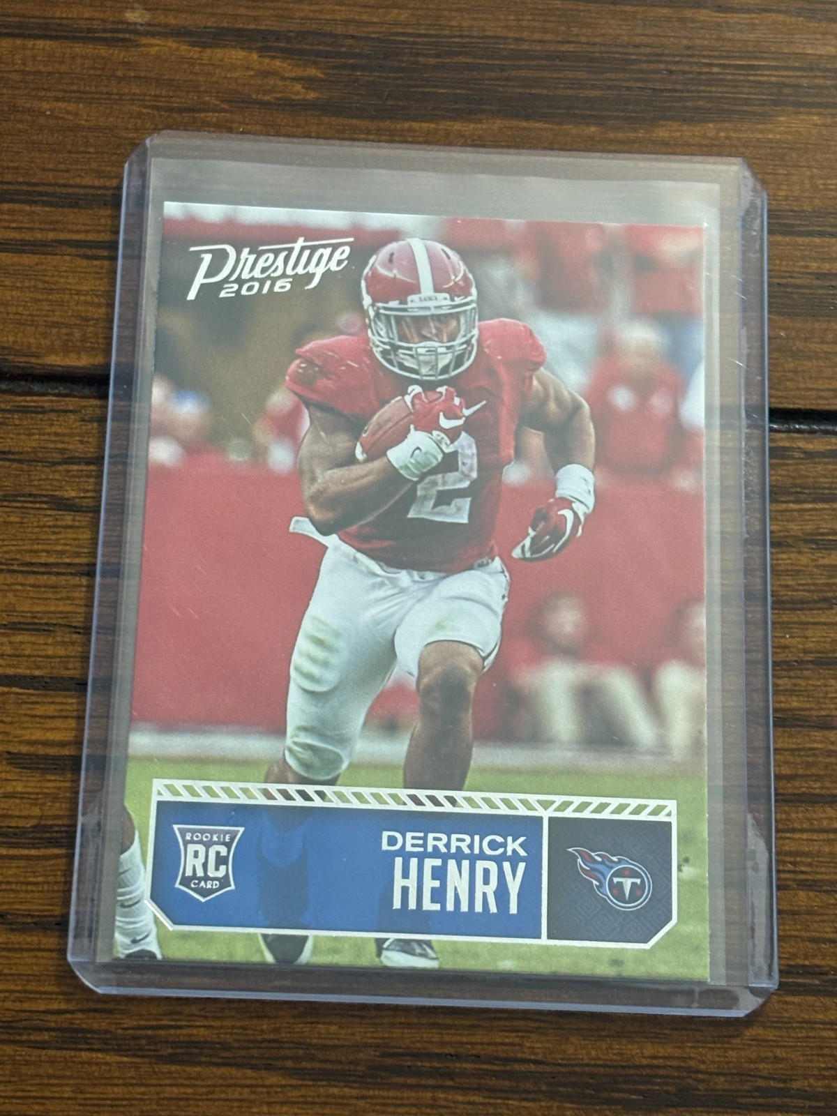 Derrick Henry 2016 Prestige Rookie Rc Card #218 Ravens Titans Alabama