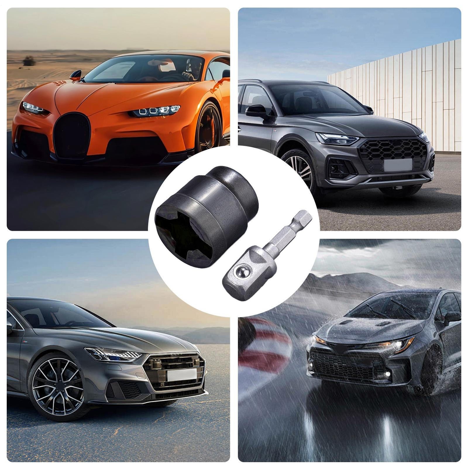 Rv Jack Socket Drill Adapter Socket Rustproof Converter For Scissor Car Jack