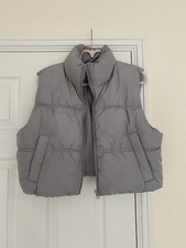 Ladies Cropped Grey H&M Gilet