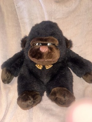 Vintage Side Eye Bow Tie Gorilla Riller Retro Plush Soft Toy 15inch VGC Rare