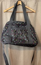 Thirty One All in Tote Confetti Polka Dot Gre...