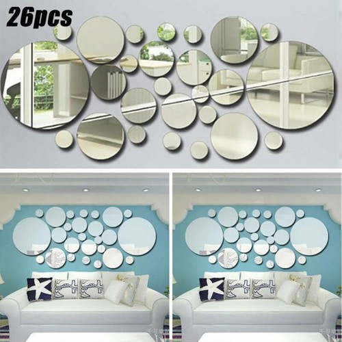 Specchio Adesivo Da Parete 40x30cm Onde Irregolari - Acrilico Infrangibile, Decorativo Per Interno