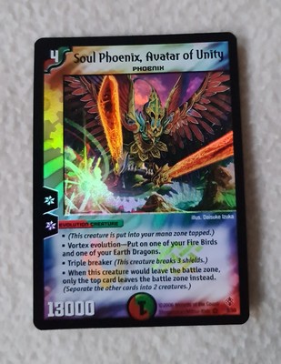 DUEL MASTERS Karte Soul Phoenix, Avatar of Unity 5/55 aus 2006 Englisch Wizards