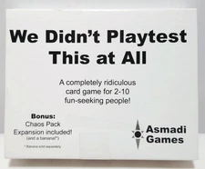 Asmadi Games We Didn't Playtest This at All with Chaos Pack