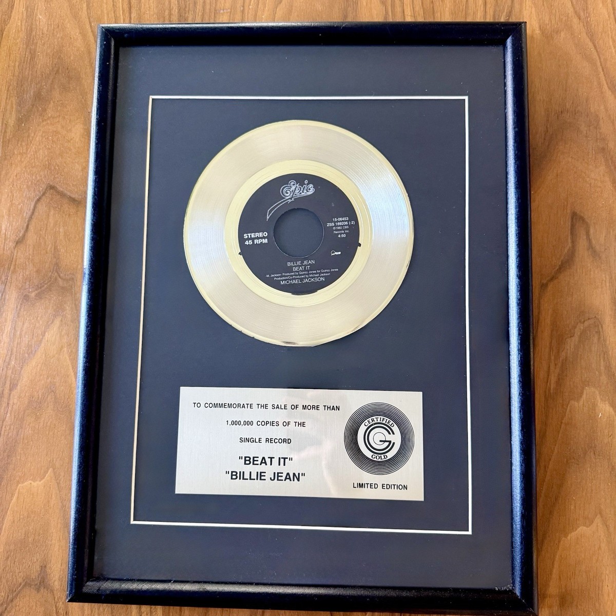 Michael Jackson ビリー ジーン Gold Disk ,カテゴリ 【公式通販】