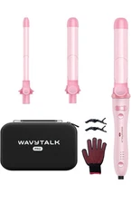Wavytalk Hair Curlmaker Pro Rotating Curling Iron Set Automatic Curling Iron Set