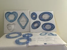 Creative Memories Circle Oval Heart Patterns Custom Cutting System Cutting Mat