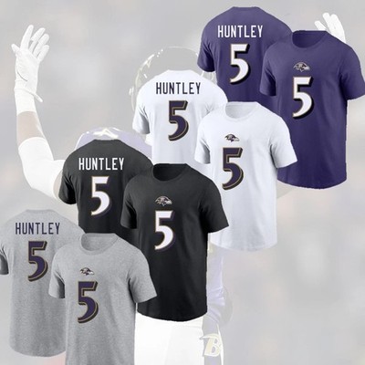  HOT! Tyler Huntley #5 Baltimore Ravens 2025 Name and Number
