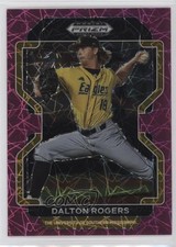 2022 Panini Prizm Draft Picks Neon Pink Velocity Prizm Dalton Rogers #PDP99 0c6