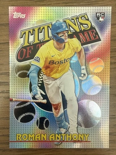 2026 Topps Roman Anthony Titans Of The Game Insert RC Boston Red Sox Rookie Card