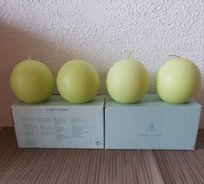 4 Kugelkerzen apfelgrün "Granny Smith" PartyLite 