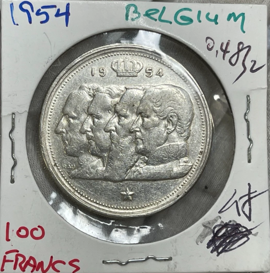 1954 Belgian Coins for sale | eBay