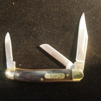 美品 極希少 Made in USA ERA エラ US11 80s Limited Edition Schrade USA 17-26 Old Timer 3 Blade Stockman