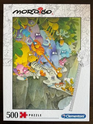 Clementoni ''Mordillo Giving Up'' 500 Piece Jigsaw Puzzle-Complete