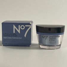 No7 Lift  Luminate Night Cream, 1.69 fl oz.. Not Sealed