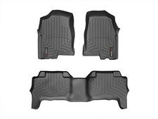 Weathertech Floorliner For 2004-2012 Chevrolet Colorado - 1st 2nd Row Black
