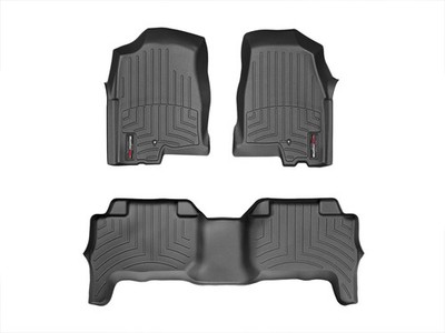 WeatherTech FloorLiner for 2004-2012 Chevrolet Colorado - 1st & 2nd Row, Black