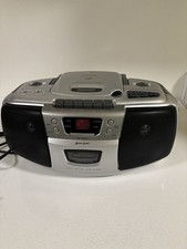 Lenoxx Sound AM/FM CD Cassette Recorder Boombox Stereo Model CD-102