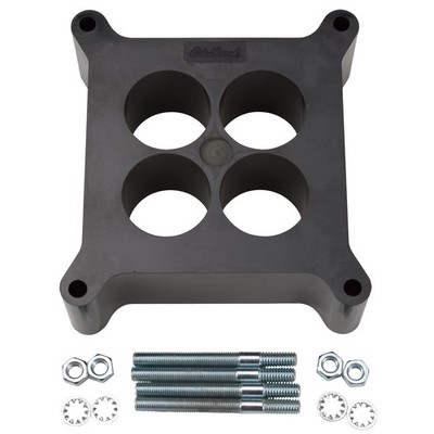 Edelbrock 8713 Carburetor Spacer 4-Hole 2in Thick